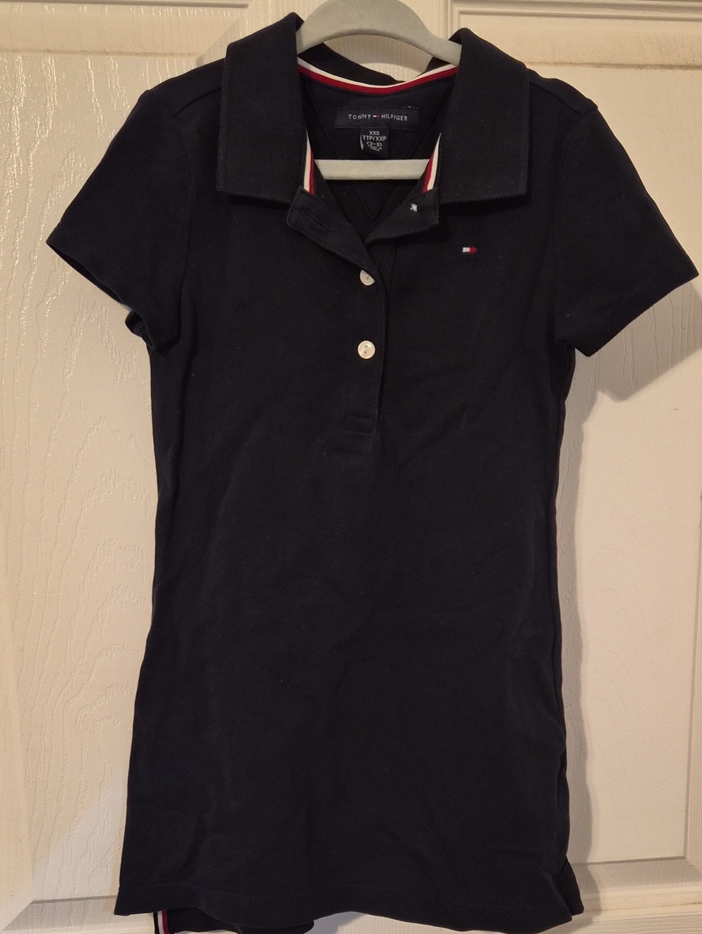 Navy Polo Toddler Dress XXS